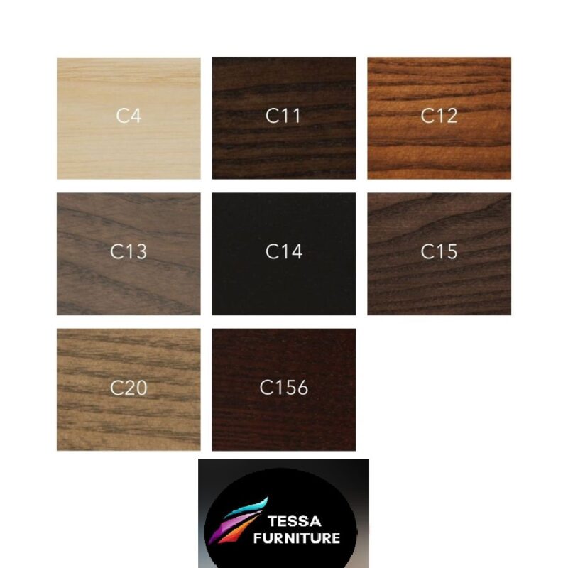 Elegant Cross Fully Upholstered Chair by Tessa (CSC-T71) - Image 2