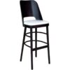 Brunswick Solid Back Elegant High Chair by Tessa (BSBHC-T476) - Image 4